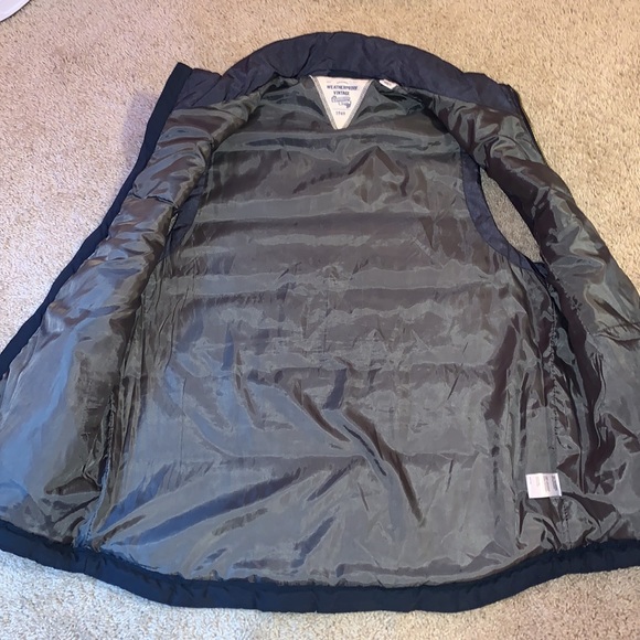 Men’s Navy Blue Weatherproof Vintage Puffer Vest Medium - Picture 6 of 11